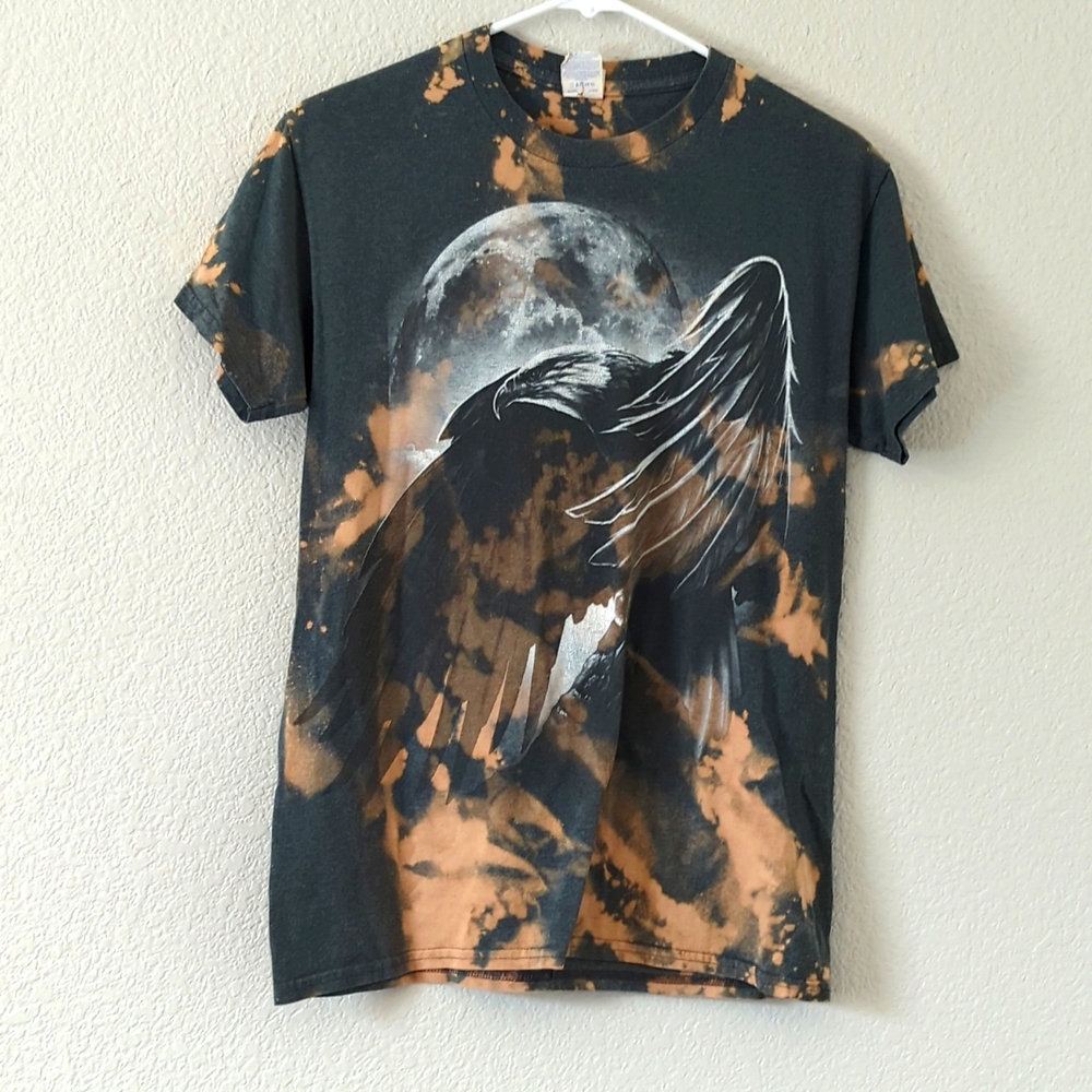Eagle & moon